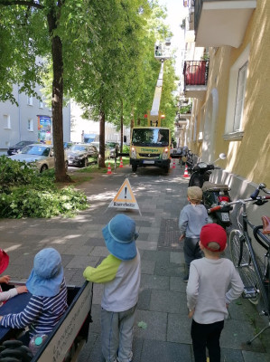 Baustellenfahrzeuge, immer ein Highlight